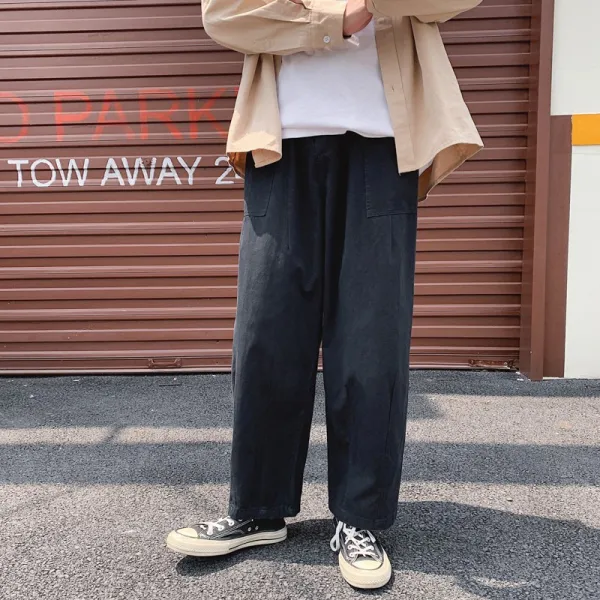 벨라루티 심플 캐주얼 통바지 루즈핏 데일리