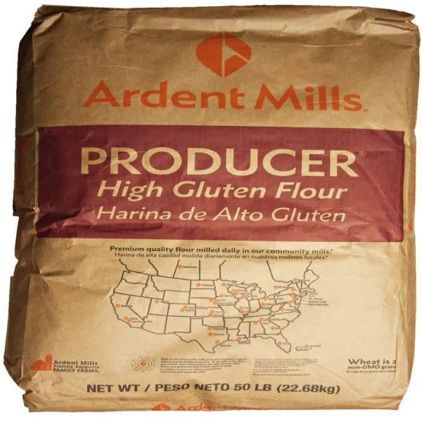 Ardent Mills Producer High Gluten Flour 50 Lb Bulk 열렬한 밀 생산자 높은 글루텐 가루 22679.6g 부피 1