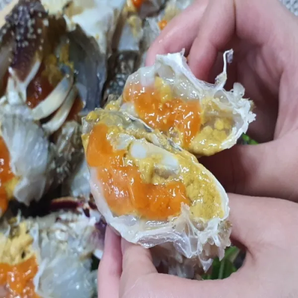 국내산 암꽃게 행사 3kg 넣어서 보내요. 7일간