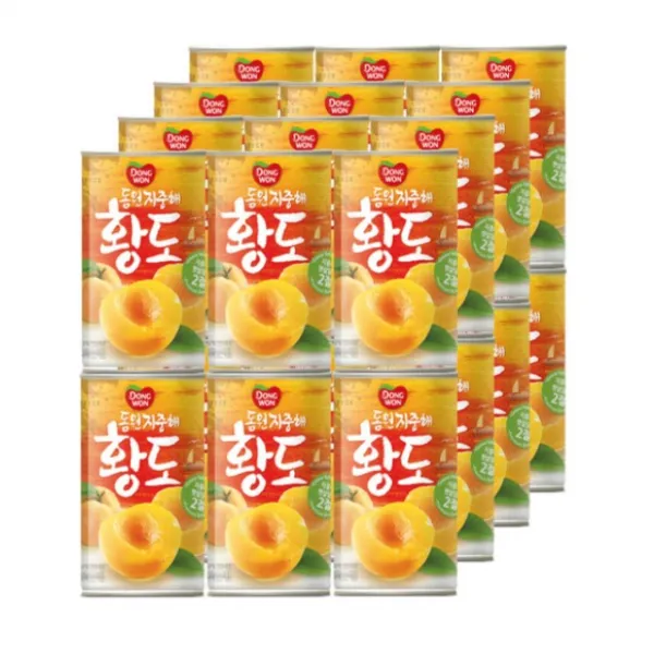 동원 지중해 황도410g X 24캔