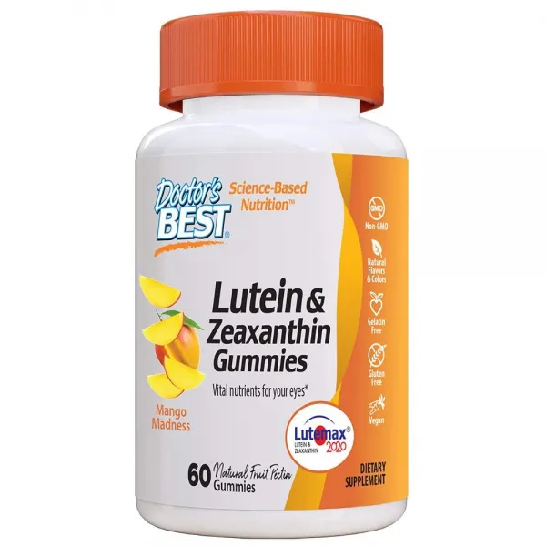 Doctors Best Lutein And Zeaxanthin 60 Gummies 아스잔틴 눈약 징크골드아이즈 코스트코루테인 오큐비전 루테인지아잔틴아스타잔틴 어린이눈영양제 1개 1