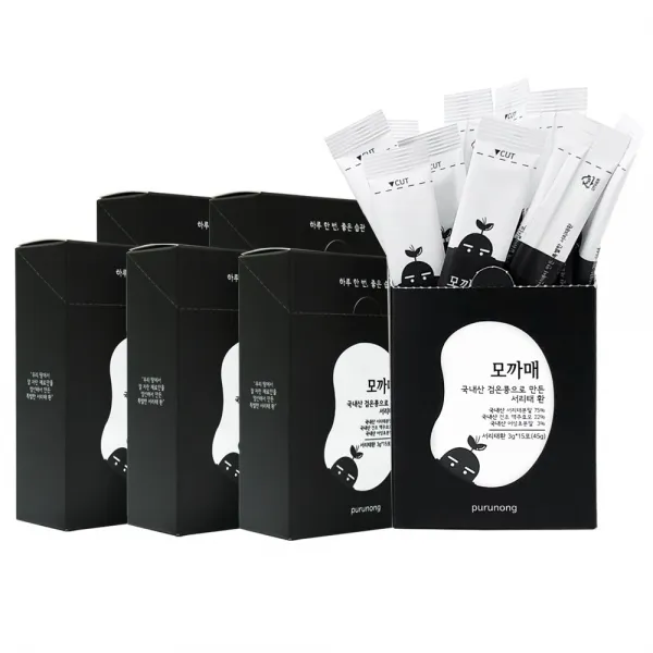 푸르농 모까매 맥주효모환 서리태환 검정콩환, 3g, 90개입