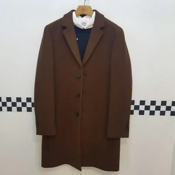 테이트 테이트 남성 베이직 싱글 울코트 브라운 Ka9w0 Mch010