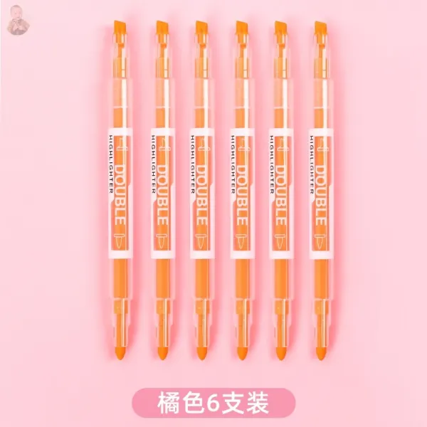 디바인 담색 반딧불 젤리 회사원 외톨이 멀티 눈짓을 함 네온 소녀마음, R60 -오렌지색 색깔 6개 포장 코