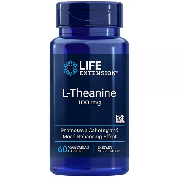 라이프 익스텐션 L 테아닌 100mg 60베지캡슐