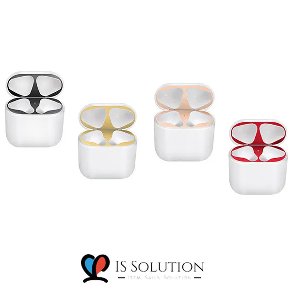 잇템애플 에어팟1 2 메탈 철가루 방지 스티커 차이팟 무선 이어셋 철가루 스티커 이어로팟 아이팟 에어로팟 키링 스티커 As002 로즈골드 As002 메탈 철가루 스티커