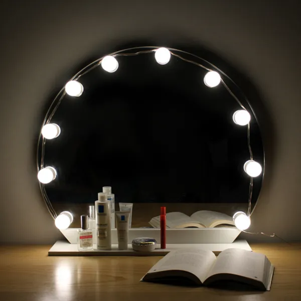 옆동네몰 DIY 메이크업 거울 화장대 조명 LED