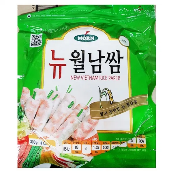 무료 원형 월남쌈(몬 16Cmx300g)X6 | 월남쌈밥 몬뉴월남쌈원형