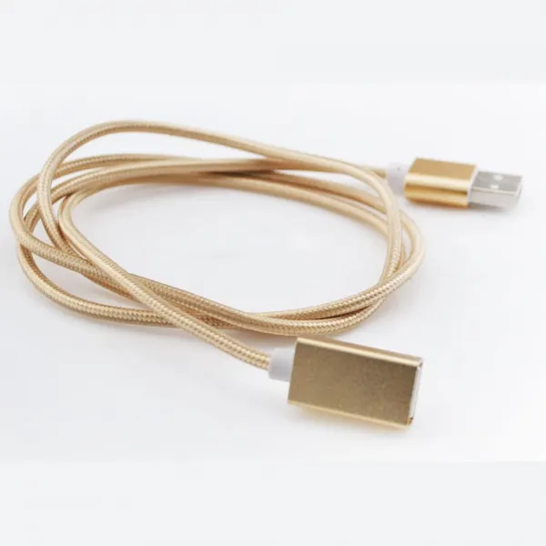 usb연장선 긴 무전원리피터 1m 케이블 충전 원거리잭, 로즈골드, 1개