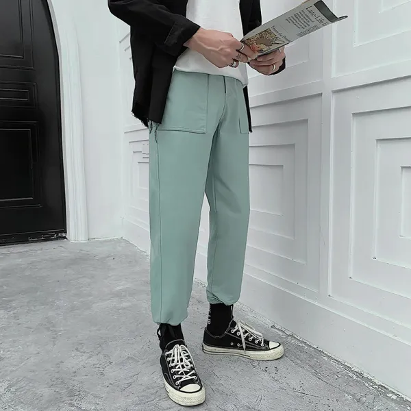 벨라루티 스포티한 캐주얼 스트레이트핏 팬츠