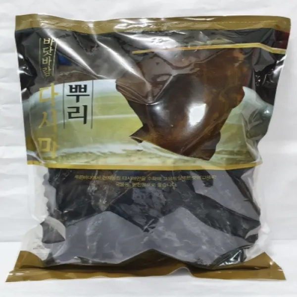 [통영멸치건어물] 완도 바닷바람 뿌리다시마 500g, 1봉