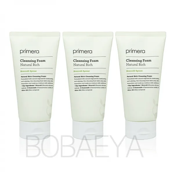 프리메라 내추럴 리치 클렌징폼 150ml 3개