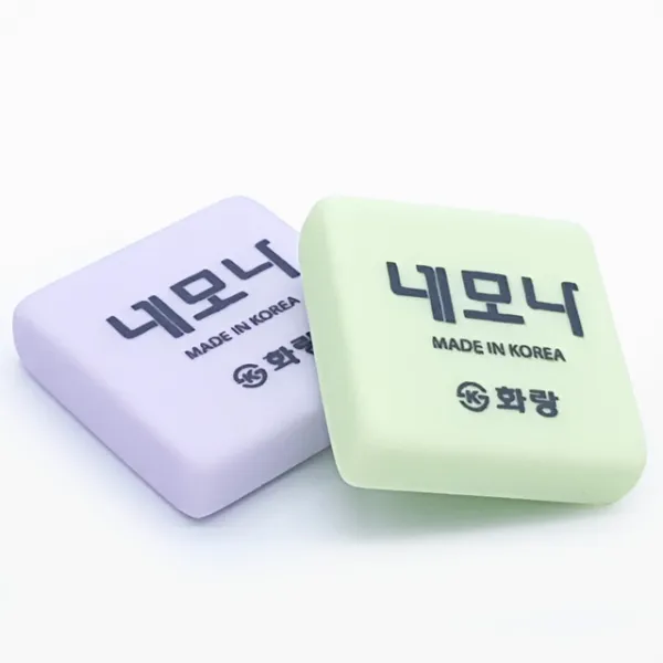 화랑고무 네모나 500 지우개 낱개 색상랜덤, 단품
