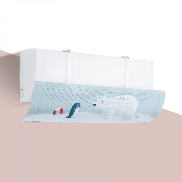 【해외 직송】뉴타임즈4 에어컨바람막이 윈드스크린 직불풍구 벽걸이형 아기 달씨 범용 XZ09 A10, 90*27*23cm 1개, 05