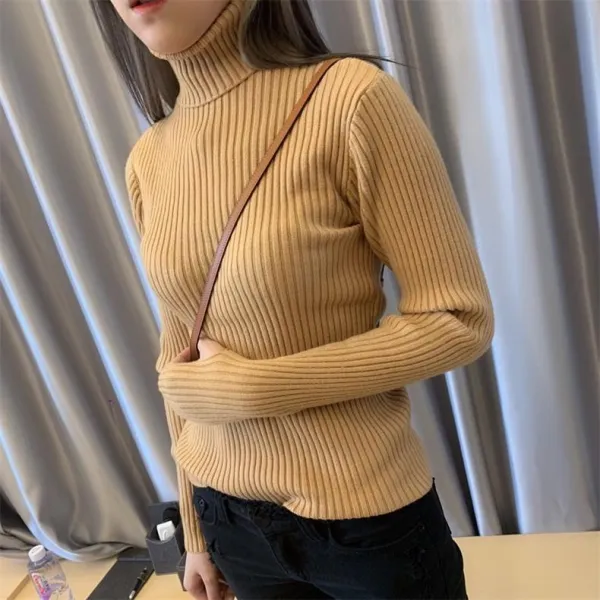 셀러문 폴라넥 이너셔츠 겨울 가을 MOR 두꺼운 목폴라 10컬러 캐시미어 이너티셔츠 여성 보여 왕골니트 미상