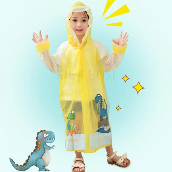 Kirahosi 남아 여아 유치원 어린이 판초 레인코트 우비 86호 + 스마트스트랩 증정 Hf226f
