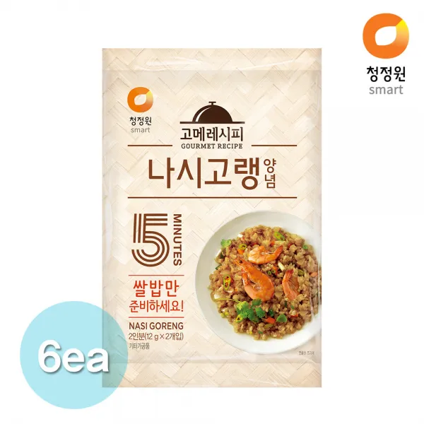 고메레시피 나시고랭양념24gx6개, 단일상품