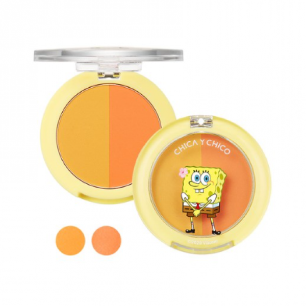 치카이치코 원해피 원터치 뺨뺨 듀오 블러셔 5g, 렛츠플레이, 10개