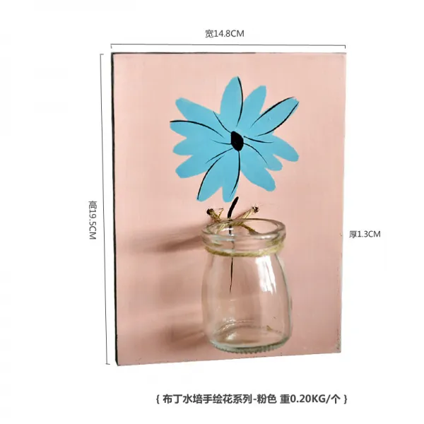 칠판 벽걸이 화분 수배 나무판