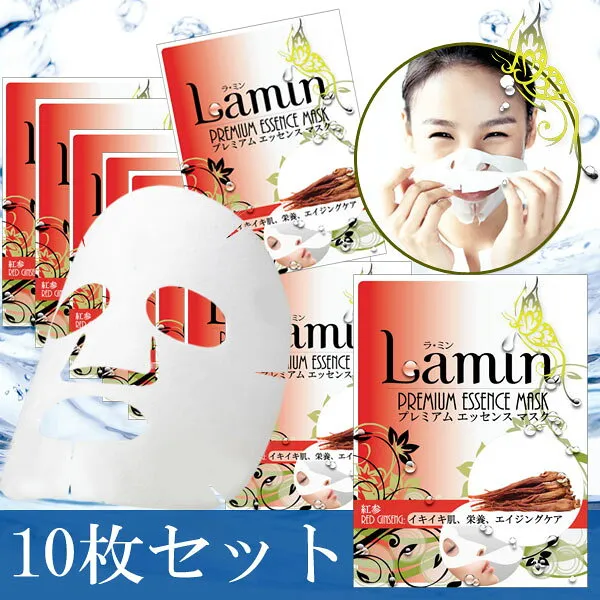 란 민 고급 에센스 팩 홍삼 (고려 인삼) 23g × 10 장, 1개, 0개