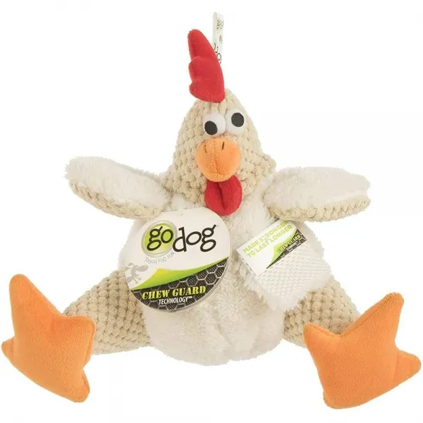 [수입] 고독체커스 살찐 닭고기 츄가드 기술 터프 플러시 도그 완구 화이트 라지 (770882), 상세참조, 상세참조