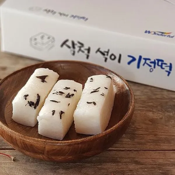 삼척 덕풍계곡마을 당일생산 석이 기정떡 증편 1박스 40개 개