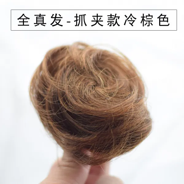 집게머리 가발 여 스몰 동그라미 반 자 환자 머리 꾸미기 게으름뱅이 개성판발 기, 1, 큰집게 타입 다이어스트 리넨슬럽