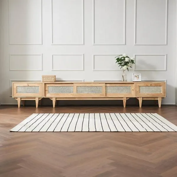 D103 1800 거실장거실장장 라탄 바 거실장 텐바이텐 베이지 2202