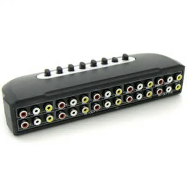 LC510 Coms AV 수동 선택기 41 (3RCA 용) 분배기/선택기/오디오광분배기/AV선택기/AV분배기/오디오광선택기, 단일 색상