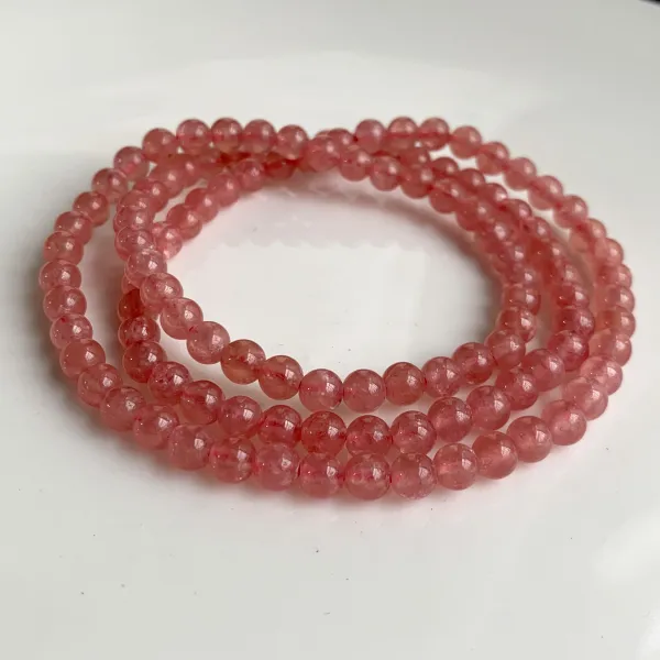 염주 팔찌 순희암 천연 빙종 레드 문석 많다 권 크리스탈 보석 여자 친구에게선물 증진함 부부 감정 2373361570