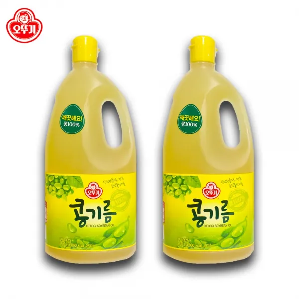 예이니식품 오뚜기 콩기름 2개 1.8lx2개 식용요리오일대두유부침개 2개 1.8l