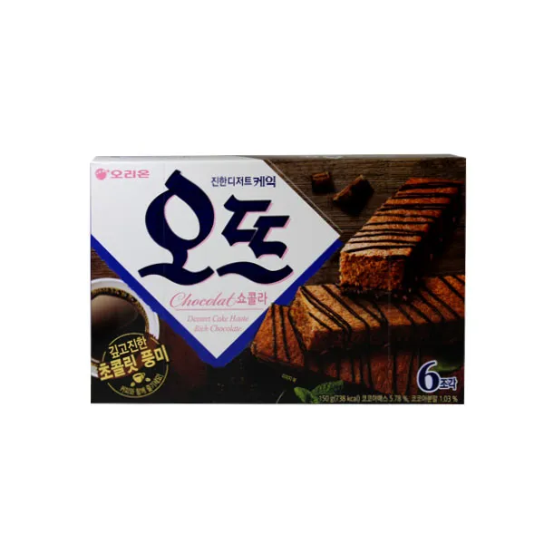 오리온 오뜨 쇼콜라 150g 12개입 BOX 식품 > 스낵/간식 빵/베이커리 기타베이커리류, 8
