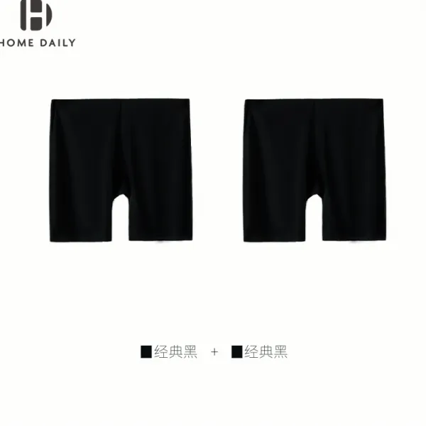 속바지 뉴타입 여성 테두리가말리지않는 비스코스 노라인 사각팬티 여름 얇은타입 팬티 2in1