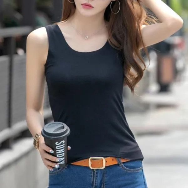 kirahosi 심플 여자 민소매 끈나시 슬리브리스 나시티 97호+덧신증정 AFu0gw92