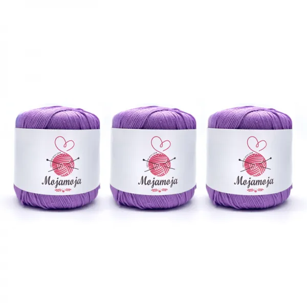 MOJAMOJA 색채가 풍부하다 뜨개실 3PC, 13