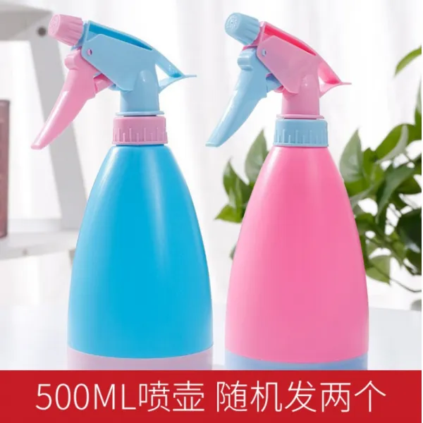 물을 수 물을 꽃 소독 스프레이 병 홈 원예 물을 수 공기 압력 분무기 청소 특수 스프레이 병 냄비, 물 뿌리개 500ml [색상 무작위 전송 2]개