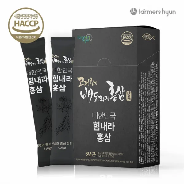 6년근 금산 발효 수삼 새싹인삼 홍삼 제품 스틱 고려활기 배도라지홍삼 1통