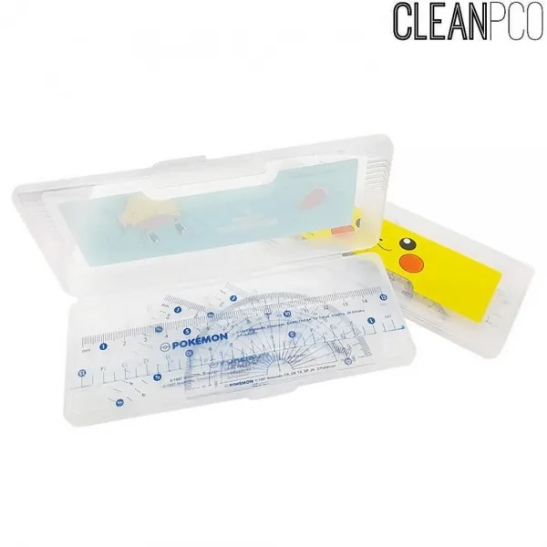 도매플러스 10개묶음 포켓몬 삼각자 각도기 제도기세트 랜덤발송 삼각 각도기세트