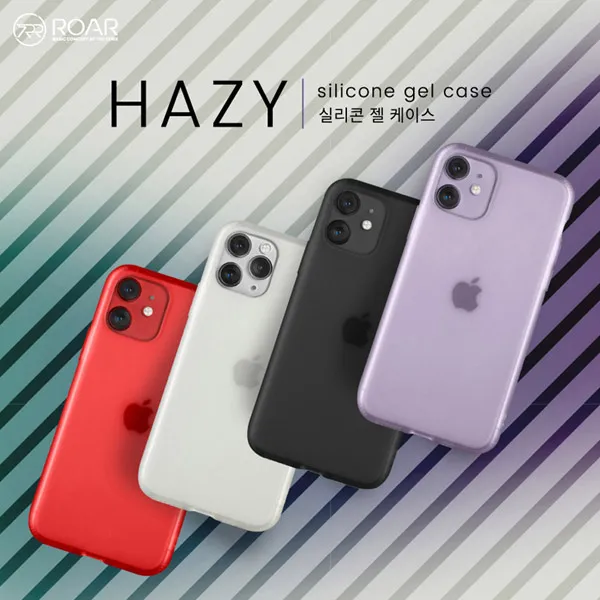 제이에이치샵 JH SHOP 아이폰11 프로 맥스(6.5) 헤이지 실리콘 젤 케이스 휴대폰