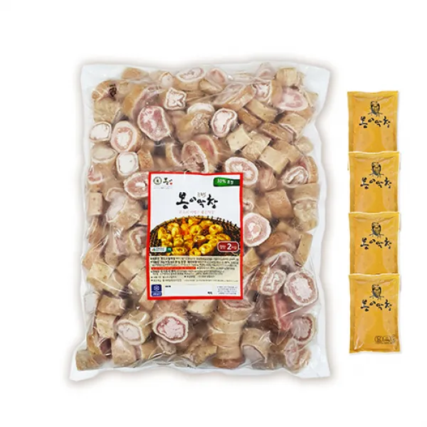 [봉이막창 직영 판매처] N사 막창 1위 초벌 돼지 막창 500g~2kg, 절단 500g (소스 1봉)