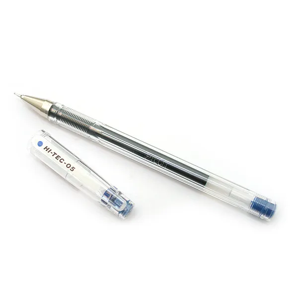 볼펜 일본 pilot BLLH-20C5HI-TEC중성펜 0.5mm철구슬 수필 학생용 시험 블랙 사인펜 귀여운 큐티 컬러, T04-블루