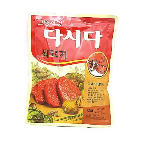 8du쇼핑nw7sov1349 CJ 제일제당 쇠고기 다시다 500g 20개입 1박스, 단일 수량