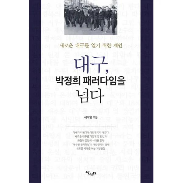 대구 박정희 패러다임을 넘다:새로운 대구를 열기 위한 제언, 살림터