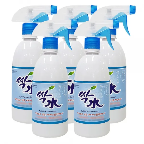 싹수 뿌리는 살균소독제 500ml 미산성 차아염소산수, 5개