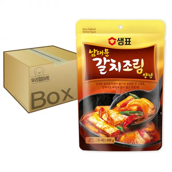 샘표 남대문 갈치조림양념 200g X12개 1박스 단품