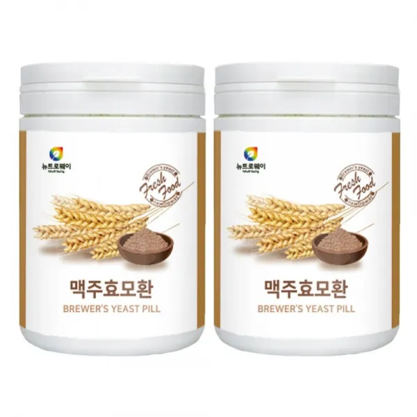 뉴트로웨이 맥주효모환230gx2병 국내산 간편환형태 가루날림NO 합성무첨가 엄격검수통과, 2개, 230g