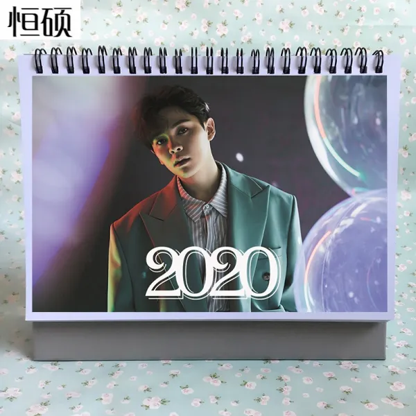 창의 특히 장지 정 주변의 2020 사진 달력 과 같은 응원 선물 창의 더 블 포스터 달력 맞 춤 형 가로 판 2020 년 달력 (양면) + 사진 10 장