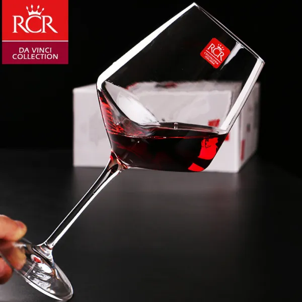 이태리 원장 수입 RCR 수정 유리 가정용 와인컵 세트 고주컵 와인컵 해장기 세트 RCR 마름형 460ml 단가