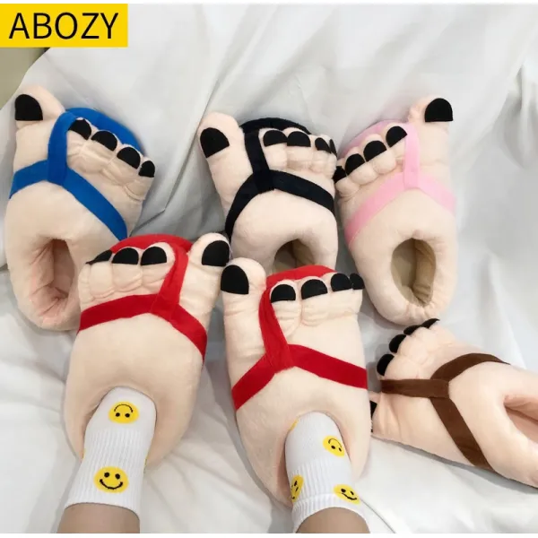 크다 발가락 웃기다 가정용 겨울 가을 뒷감당 따르다 인싸템 실내 보온 두꺼운 커플 남성 여성 큐트