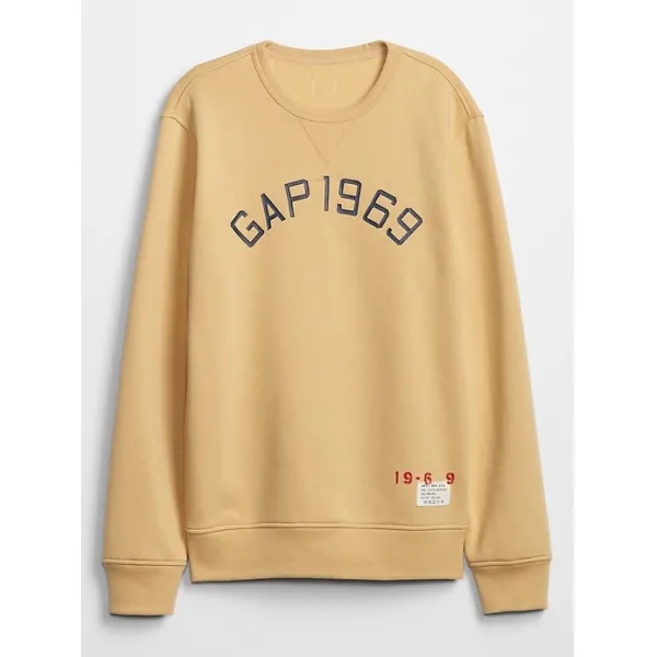  갭 Gap 남성 맨투맨/후드티logo Pullover Sweater In Fleece